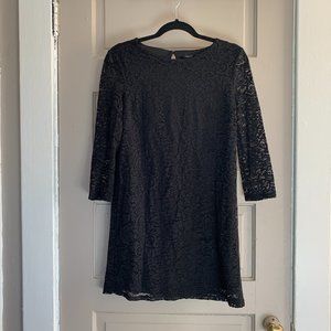 Forever 21 Cute Black Lace Mini Dress
